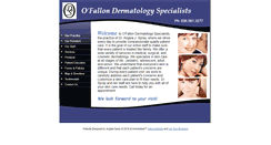 Desktop Screenshot of ofallondermatology.com