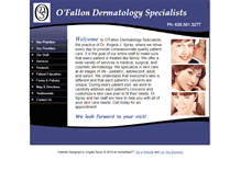Tablet Screenshot of ofallondermatology.com